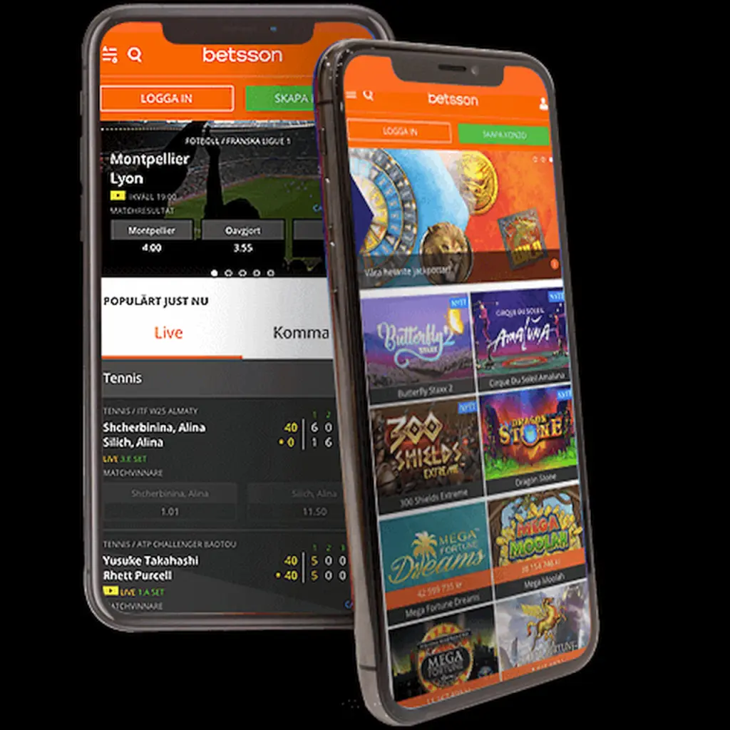 application mobile Betsson Casino